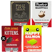 4-Pack: Exploding Kittens Game Bundle