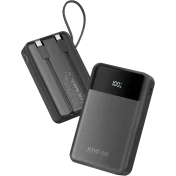 JOYFAR Batería Externa Portátil de con 2 Cables Integrados y Salida USB-C
