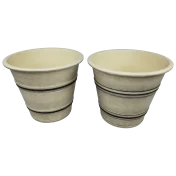 The Round Washed Sandstone Planters