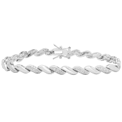Jaclyn Smith 1 Carat Sparkling Moissanite San Marco Bracelet