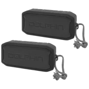 2-Pack: Dolphin Diver Mini Waterproof Portable Speakers