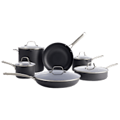 Juego de Batería de Cocina Calphalon Classic de 11 Piezas de Aluminio Anodizado Duro