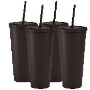 Paquete de 4: Vasos Maars de Acrílico XL de 32 oz con Doble Pared
