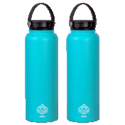 2-Pack: TRU FLASK 40oz Insulated Bottles