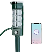 HBN Outdoor Smart Plug Outdoor Waterproof with 6 Outlets