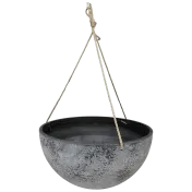 The Speckled Gray Hanging Planter