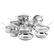 Cuisinart 17 Piece Stainless Steel Chef's Collection Cookware