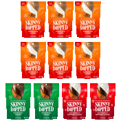 10-Pack: SkinnyDipped Almonds