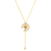 Savvy Cie Daisy Y Necklace