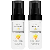 2-Pack: Sun Rescue SPF 40 Tinted Collagen Sunscreen