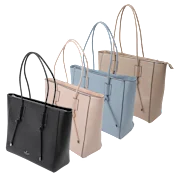 London Fog Aubrey Knot Handle Large Tote Bag