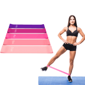 5-Pack: Extreme Precision Yoga Fitness Exercise Band Loops