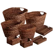 The 13-Piece Handwoven Basket Set