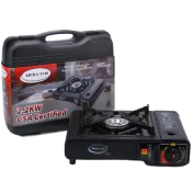 J&V Textiles Portable Gas Stove with Carrying Case