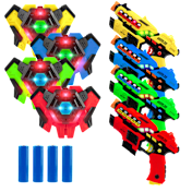 4-Pack: USA Toyz Rechargeable Laser Tag Game