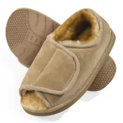 The Gentlemen's Adjustable Sheepskin Slippers