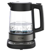 SOLAC Aroa Premium Adjustable Temperature Cordless Glass Kettle