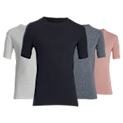 4-Pack: No Nonsense Short Sleeve T-Shirt