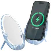 The Set of Two Illuminated Wireless Charging Mirrors