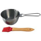Jim Beam Stainless Steel Basting Pot Set