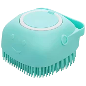 2-Pack: Furry Twinz Pet Bath Shampoo Dispensing 2-In-1 Scrubber & Massager Brush