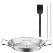 Infinite Basics North Point 4-Piece Skewer Grill Topper Set