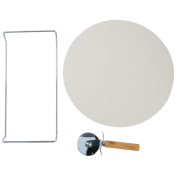 Le Regalo 3-Piece Pizza Stone Set