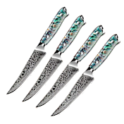 The Executive Straight-Edge Steak Knife Set