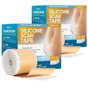 2-Pack: AllSett Health Silicone Scar Tape