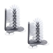 2-Pack: Titan Suction Base Water Bottle Cleaning Brush