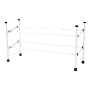 J&V Textiles 2-Tier Expandable Shoe Rack