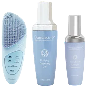Dermalactives Cleanse & Plump Bundle with Cleanser & Collagen Moisturizer