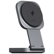 Aukey MagFusion Qi2 2-in-1 Foldable Charger
