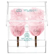 The Quartet of Extra Small Personalized Roses