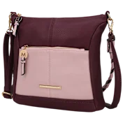 MKF Collection Nala Vegan Color-Block Leather Women's Shoulder Bag