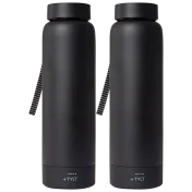 2-Pack: TYLT 24oz Power Water Bottle with Built-In Phone Chargers