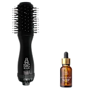 Karma Beauty Mini Compact Oval Barrel Blowout Duo Hair Care Set