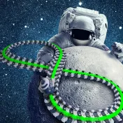 The Glow-in-the-Dark Space Track Set