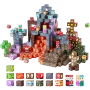 VEVOR Kit Montessori Infantil 150 Piezas Bloques Magnéticos para Castillo