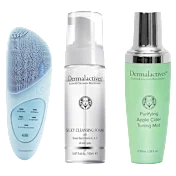 Dermalactives Cleanse & Glow Bundle with Cleansing Foam & Toning Mist