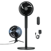 Shark FlexBreeze Fan w/Misting Attachment Black (Certified Renewed)