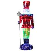 The Prismatic Light-Up Nutcracker Decoration