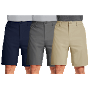 Paquete de 3: Shorts tipo chino de algodón flexible Galaxy by Harvic para hombre