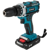 Brookstone 21V Power Drill with Accessories & Carry Case