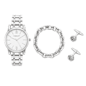 London Fog Ambassador Watch, Bracelet and, Cuff Link Gift Set