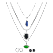 Juego de 8 Piezas de Piedras Preciosas Auténticas Savvy Cie con Bolsa de Viaje para Regalo