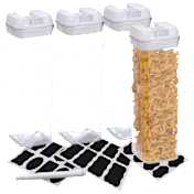 Set de Almacenamiento de Alimentos Cheer Collection de 4 Piezas, 1.9L