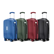 IZOD Mateo 3-Piece ABS Luggage Set with Combo Lock