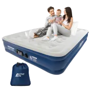 Active Era Premium 13" Queen Size Air Mattress with Built-in Electric Pump