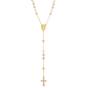 Savvy Cie Rosario Chapado en Oro Tricolor de 18K